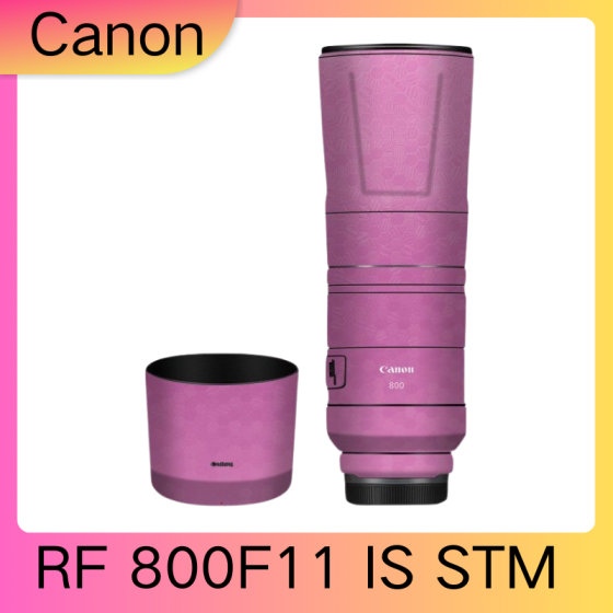 Lentes Canon RF800F11 IS STM  - Pele câmera, adesivo câmera - com alta resistência a arranhões, à prova d'água e com design elegante.